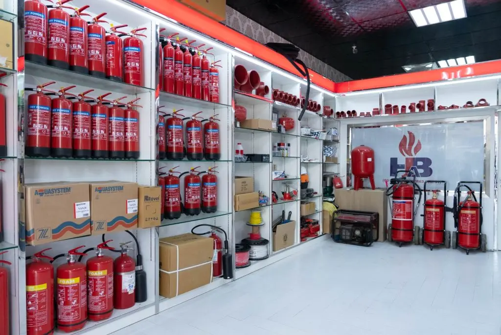equapment room fire and safety company in dubai